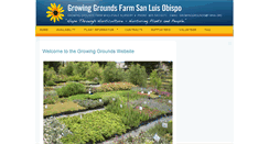 Desktop Screenshot of growinggroundsfarm.org