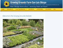 Tablet Screenshot of growinggroundsfarm.org
